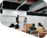 Students in a classroom
